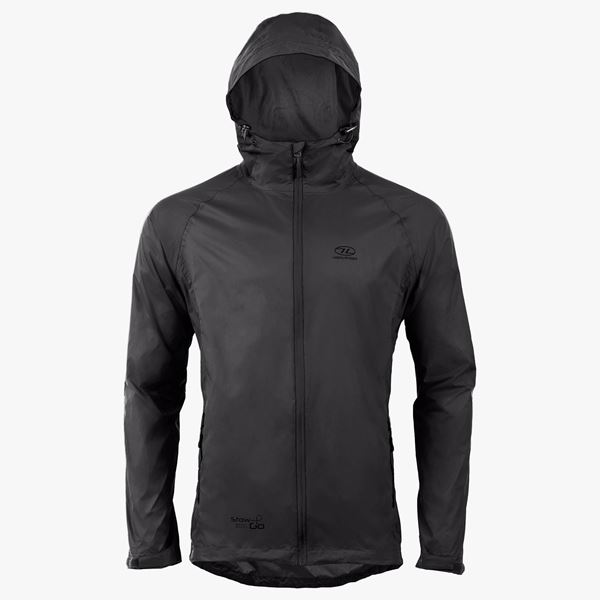 Picture of Stow & Go Packaway Jacket Black